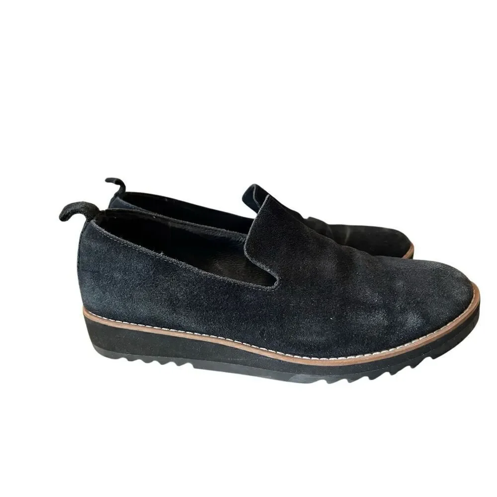 Eileen Fisher Ella Suede Loafer sz 8.5